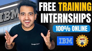 IBM Launch Free Winter Internships  Online Internships for Everyone  Govt Recognise Certificate [upl. by Gnilyarg999]