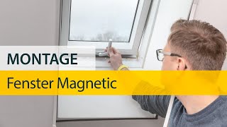 Montage Insektenschutz mit Magnetrahmen für Fenster von Schellenberg  einfach Magnetic [upl. by Dougie]