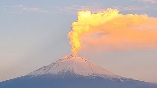 Actividad Volcán Popocatépetl está en vivo [upl. by Dahaf479]