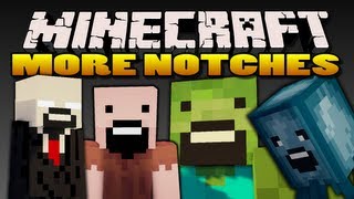 Minecraft More Notches Mod Showcase  Slender Notch [upl. by Baese]