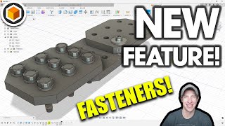 FASTENERS for Fusion 360 are Here New Feature [upl. by Thorsten120]