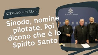 Sinodo nomine pilotate Poi dicono che è lo Spirito Santo [upl. by Roselin]