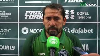 Londrina 1 x 3 Coritiba  Coletiva Gustavo Morínigo [upl. by Eceinal]