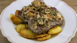 Steak Diane mit Pilzsauce [upl. by Oeak]