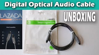 UGREEN 15Meter Digital Optical Audio Cable Toslink SPDIF Coaxial Cable Unboxing [upl. by Lune654]