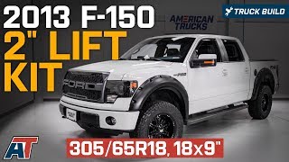 2013 F150 Gets 2quot Lift and 33s  2quot Lift 18x9 12mm Wheels and 30565R18 Tires  American Trucks [upl. by Idnas]