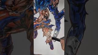 Goku and vegeta iconic pose drawing shorts goku vegeta [upl. by Nishom20]