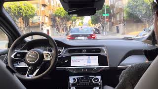 Self Driving Jaguar gives us a tour of San Francisco NO DRIVER WAYMO [upl. by Kaleb]