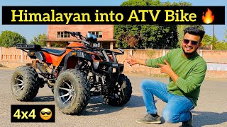 Royal Enfield modified  Bike modification  Into ATV 4x4 Bike  Vampvideo [upl. by Alaet967]