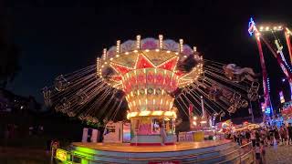 Kettenflieger  Fuhrmann Offride  Düsseldorf Rheinkirmes 2024  Kirmes Fahrgeschäft [upl. by Aenel480]