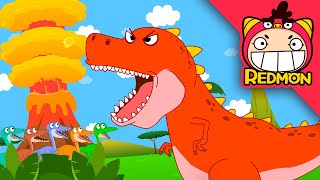 100 Dinos song  Dinosaur songs  Nursery Rhymes  REDMON [upl. by Weber]