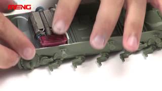 MENG Building Guidance Video for TS006 135 Russian T90A MBT model kit [upl. by Odlonyer48]