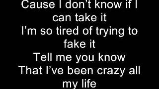 Crazy all my life  Daniel Powter lyrics [upl. by Arde]