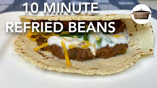 10 Minute Refried Beans  Quick Easy Refried Beans  shorts [upl. by Ayn709]