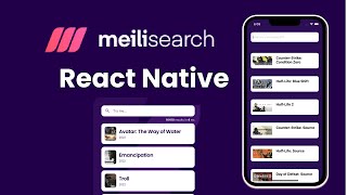 Integrating MeiliSearch with React Native [upl. by Weisberg765]