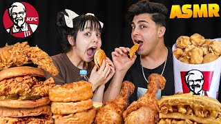 KFC ASMR  ÇITIR TAVUK BUT COLESLAW DOUBLE ZİNGER BURGER  ASMR MUKBANG [upl. by Lempres]