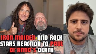 Iron Maiden and Rock stars’ reactions to the death of Paul Di’Anno [upl. by Amador]