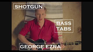 George Ezra  Shotgun  Bass TabSheet Music [upl. by Amber]