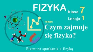 Fizyka Klasa 7 Lekcja 1 Czym zajmuje się fizyka [upl. by Alyse]