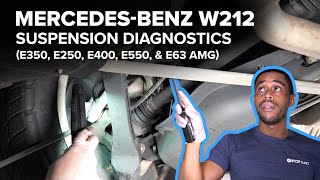 MercedesBenz W212 Suspension Diagnostic amp Maintenance Guide E350 E250 E400 E550 amp E63 AMG [upl. by Farnham730]