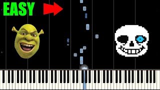 10 EASY MEME SONGS ON PIANO and how to play it [upl. by Nuli]