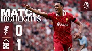 Highlights Liverpool 01 Nottingham Forest  Reds beaten at Anfield [upl. by Ahserak631]