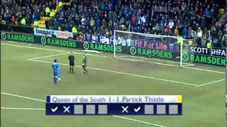 QoS v Partick Thistle  Ramsdens Cup Final  Sun 7th Apr 13 [upl. by Rondon]