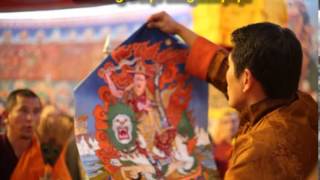 His Holiness Trijang Choktrul Rinpoche chanting Dorje Shugden puja [upl. by Inajar]