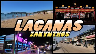 LAGANAS  Zakynthos Greece 4k [upl. by Enelyahs]