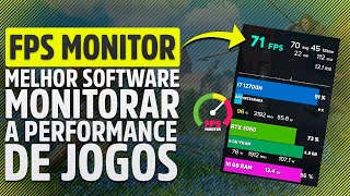 COMO MONITORAR A PERFORMANCE E FPS DE JOGOS NO SEU PC COM O FPS MONITOR [upl. by Acirne]