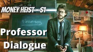 Professor Dialogue in Hindi  Money Heist  La casa de Papel  Money Heist WhatsApp Status [upl. by Attehcram953]