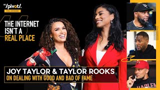 Taylor Rooks amp Joy Taylor Beyond sports amp get personal w relationships amp Quiet rumors  The Pivot [upl. by Owain588]