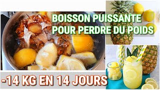 COMMENT BIEN PERDRE DU POIDS 14 kg en 2 semaines MEILLEURE BOISSON pour maigrir rapidementANANAS2 [upl. by Octave]