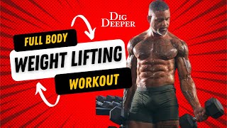 DIG DEEPER Preview Full Strength Training Workout [upl. by Ynaffit]