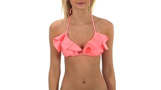 Bikini Lab I Saw The Shine Ruffle Triangle Top  SwimOutletcom [upl. by Suolevram53]