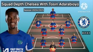 Squad Depth Chelsea With Tosin Adarabioyo Season 20242025 [upl. by Chariot]