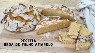 Aprenda aqui a fazer a deliciosa e típica portuguesa Broa de Milho Amarelo 😊 [upl. by Assirrec]