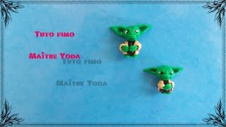 tuto fimo Maître Yoda [upl. by Nonnek]