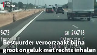 Verkeerspolitie dit gaat echt maar nét goed  RTV Utrecht [upl. by Nocam]