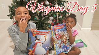 Vlogmas Day 5  Kids search for Elfs on the Shelf  What will we FIND in our Advent Calendars [upl. by Giusto]