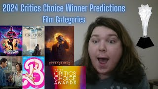 2024 Critics Choice Winner Predictions  Film Categories [upl. by Itsyrc479]