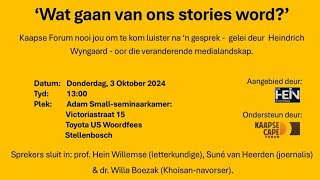 Wat gaan van ons stories word  Die HEIN Stigting [upl. by Noell]