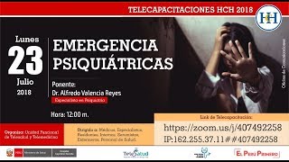 EMERGENCIAS PSIQUIÁTRICAS [upl. by Aynwad312]