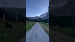 Walk through Saas Fee Switzerland shorts switzerland travel [upl. by Anelhtak]