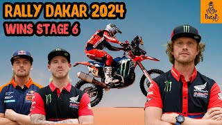 Stage 6 Results Dakar Rally 2024  Bike Adrien Van Beveren Wins 48 HR Stage [upl. by Adnyl]