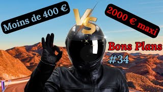 Quels équipements moto avec un budget de 400 € et 2000 €   Bons Plans 34  V comme motard [upl. by Aline]