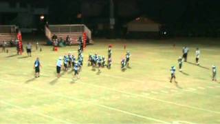 Kekaha Titans Mitey Mite 1st Offensive Series For TD Kauai Pop Warner Football [upl. by Sucramd]