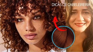 MISTURAS LOIRO ESCURO ACOBREADO e Cobrir Cabelo Branco HairTutorial [upl. by Aramat]