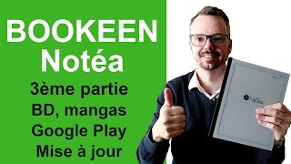 Bookeen Notéa  BD Mangas Google Play et mise à jour 33 [upl. by Enyamrahs]