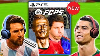 Messi amp Ronaldo create FC 25 covers [upl. by Eihcra68]